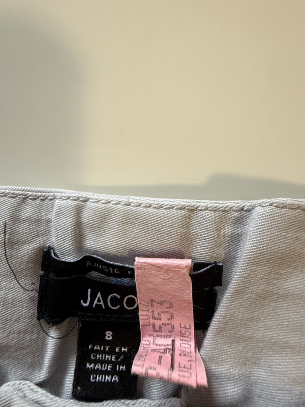 Jacob Light Grey Capri Chino Pants | Quiet Luxury Minimal - Picture 6 of 8